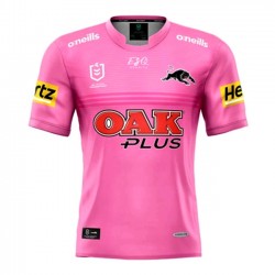 Camisola Penrith Panthers Rugby Equipamento Segundo 2021 Manga Curta